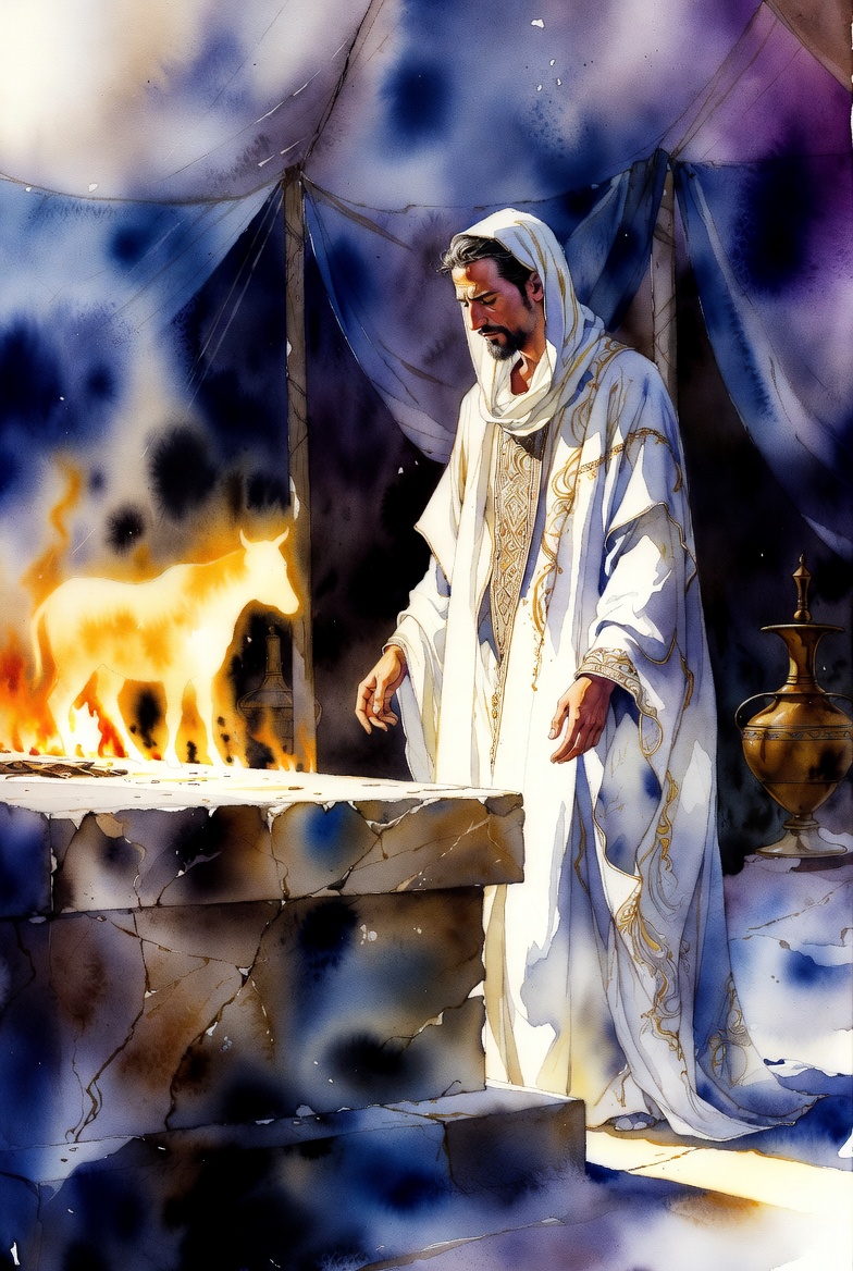 Aaron Saw the Golden Calf on the Altar and Froze